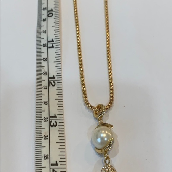 Laura Van luxury designer gold long tassel pearl - Picture 7 of 8